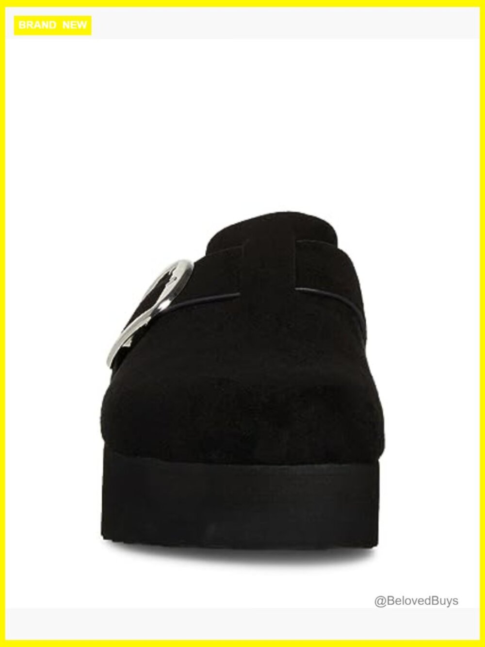 Platform Slip-On Clogs with Adjustable Buckle Strap - Picture 2 of 5